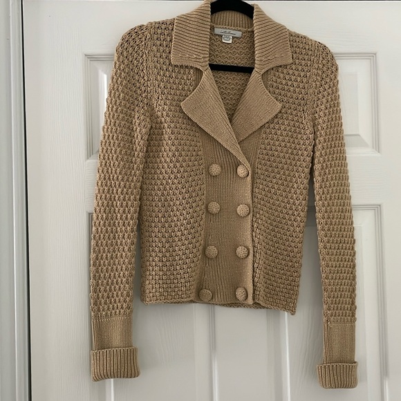 Jackets & Blazers - Beige Cardigan